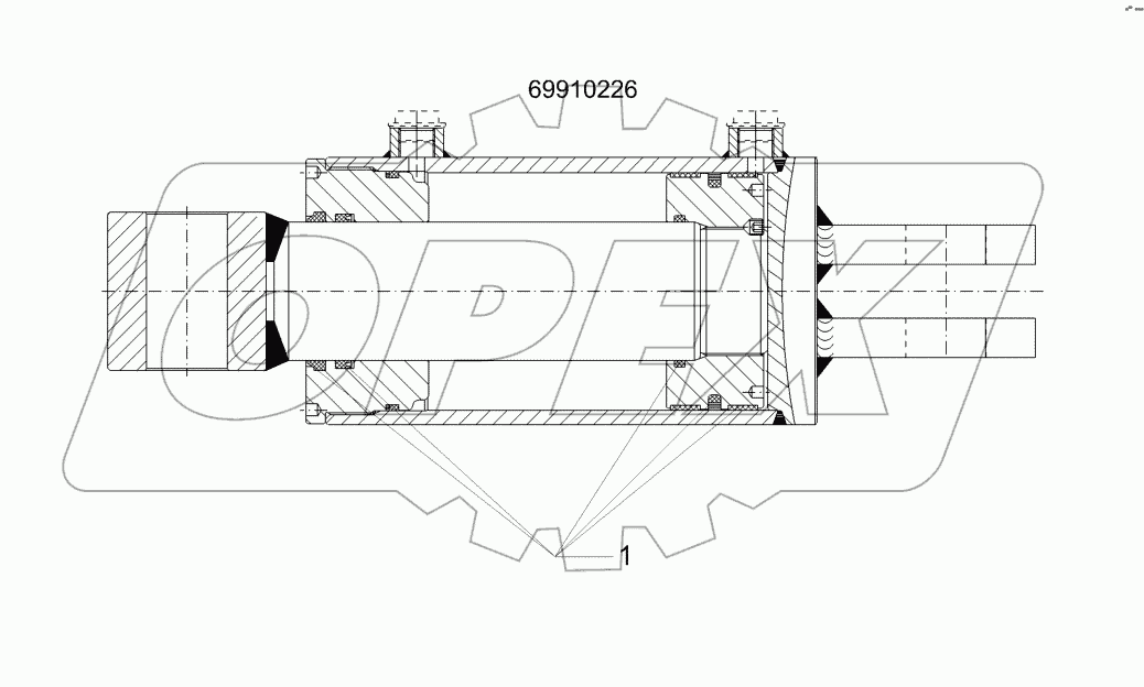57510289 Hydraulic ram