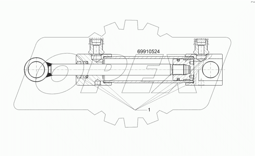 57511210 Hydraulic ram