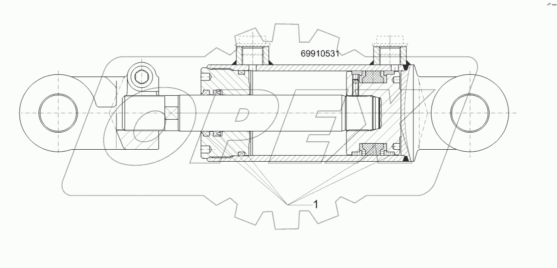 57511222 Hydraulic ram
