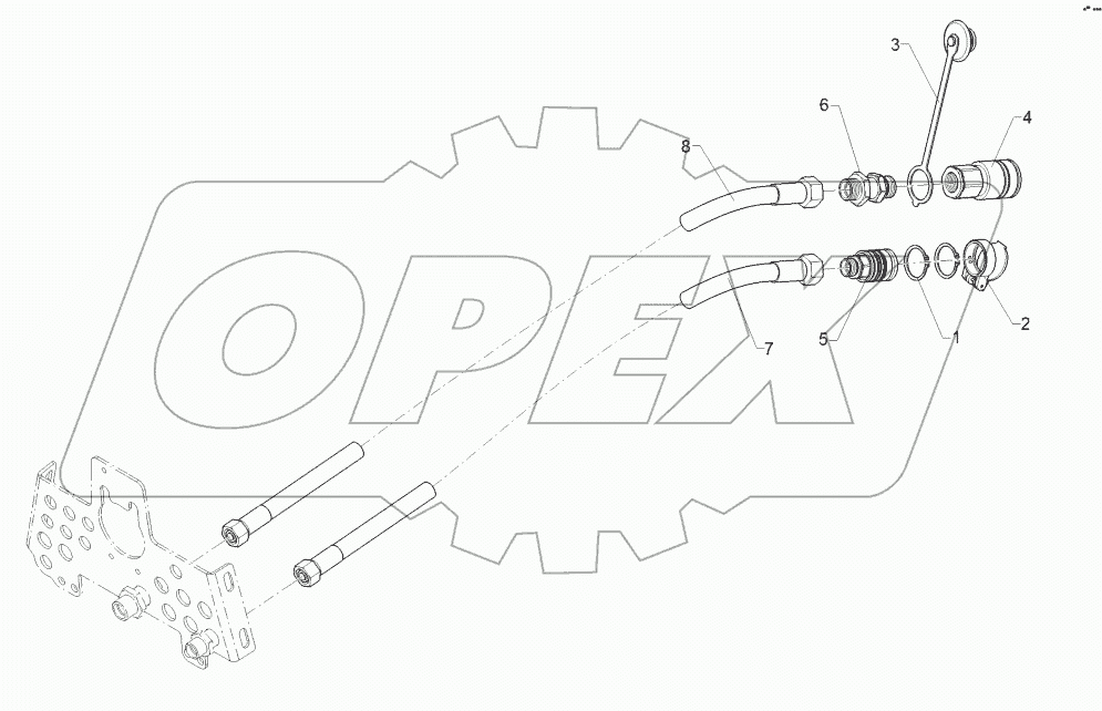 67511145 HY supply pipe fan