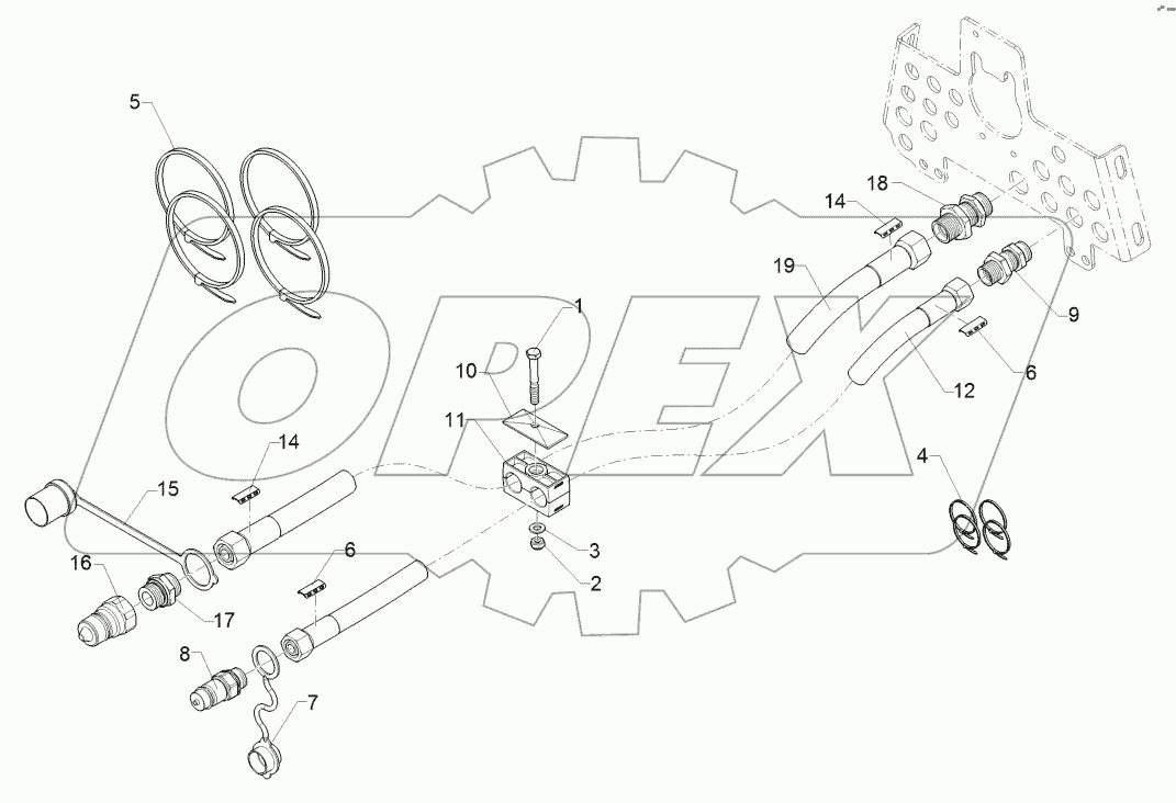 67511149 HY supply pipe fan