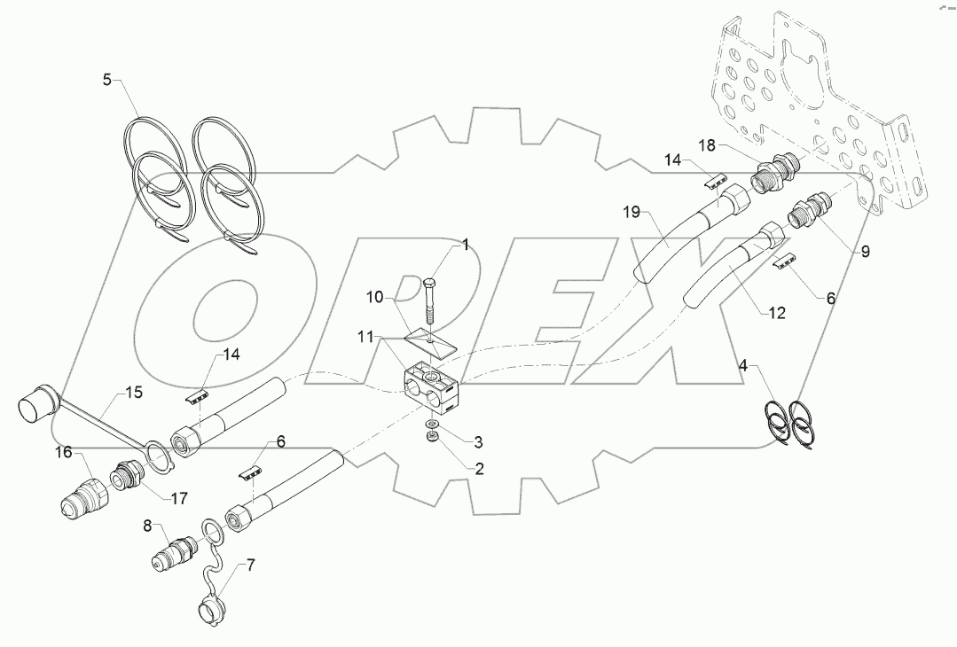 67511151 HY supply pipe fan