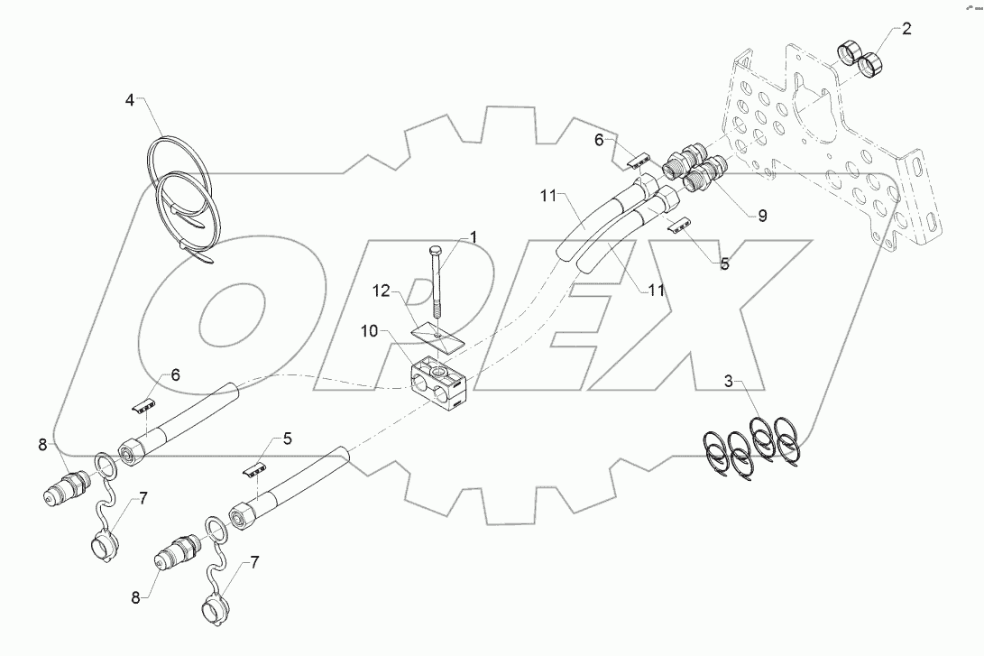 67511154 HY supply pipe trailer