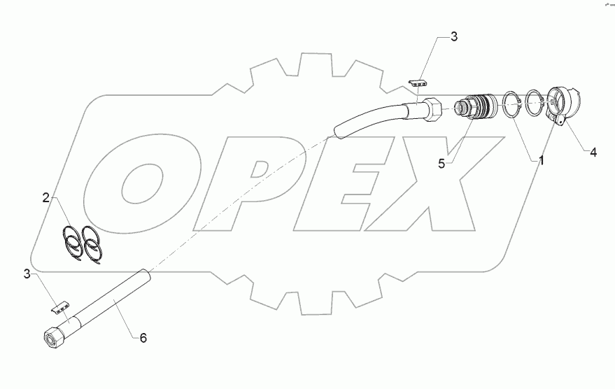 67511170 HY supply pipe lift linkage