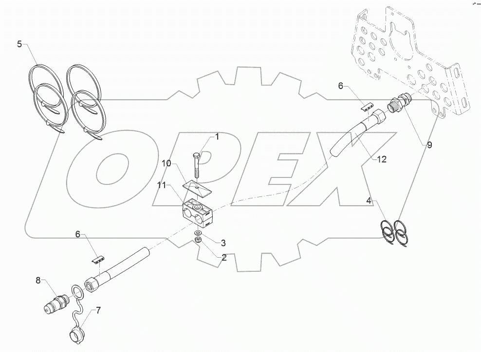 67511172 HY supply pipe fan