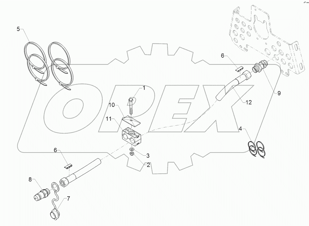 67511173 HY supply pipe fan