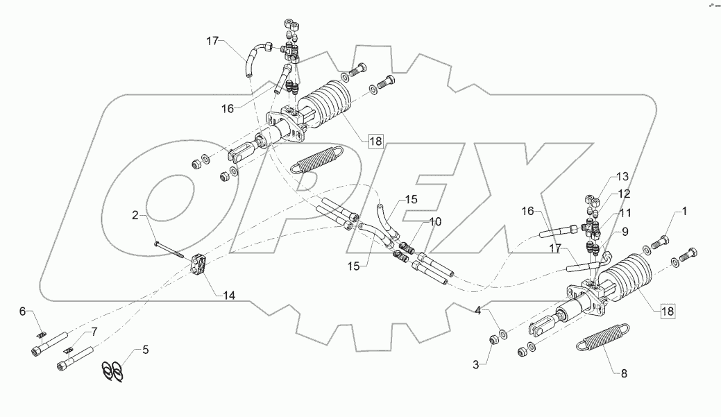 67511180 Hydraulic braking assembly