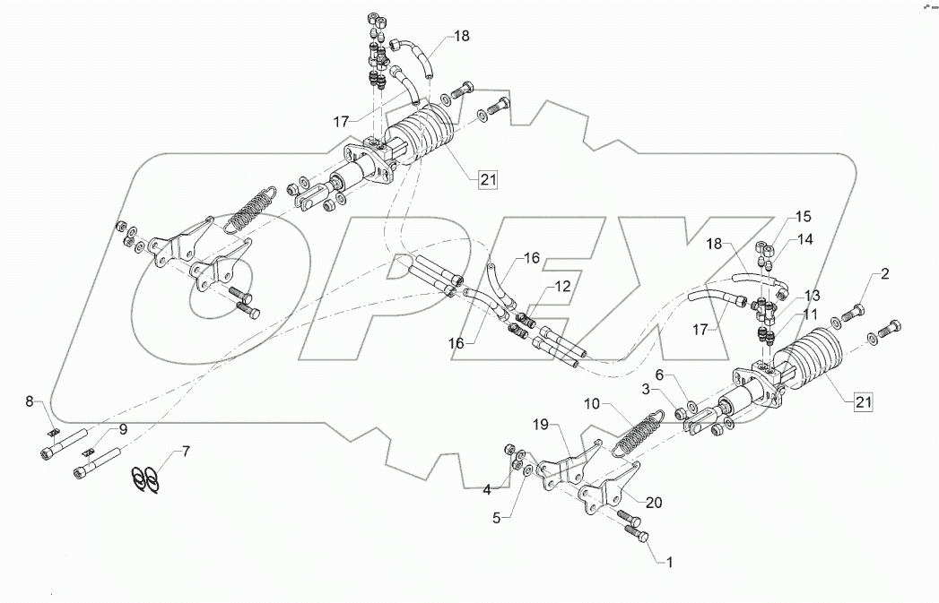 67511181 Hydraulic braking assembly