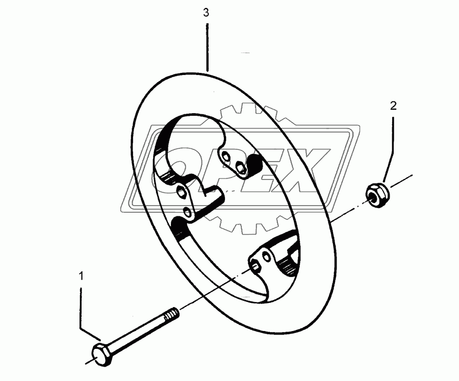 Packer wheel 700-45°-A