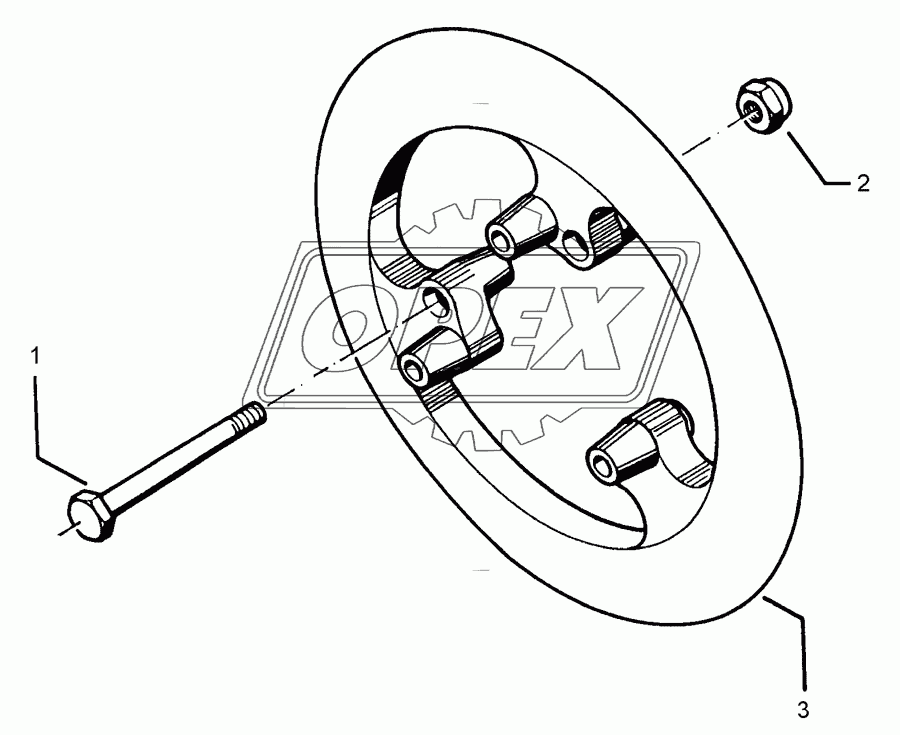 Packer wheel 700-30°-MI/GGG