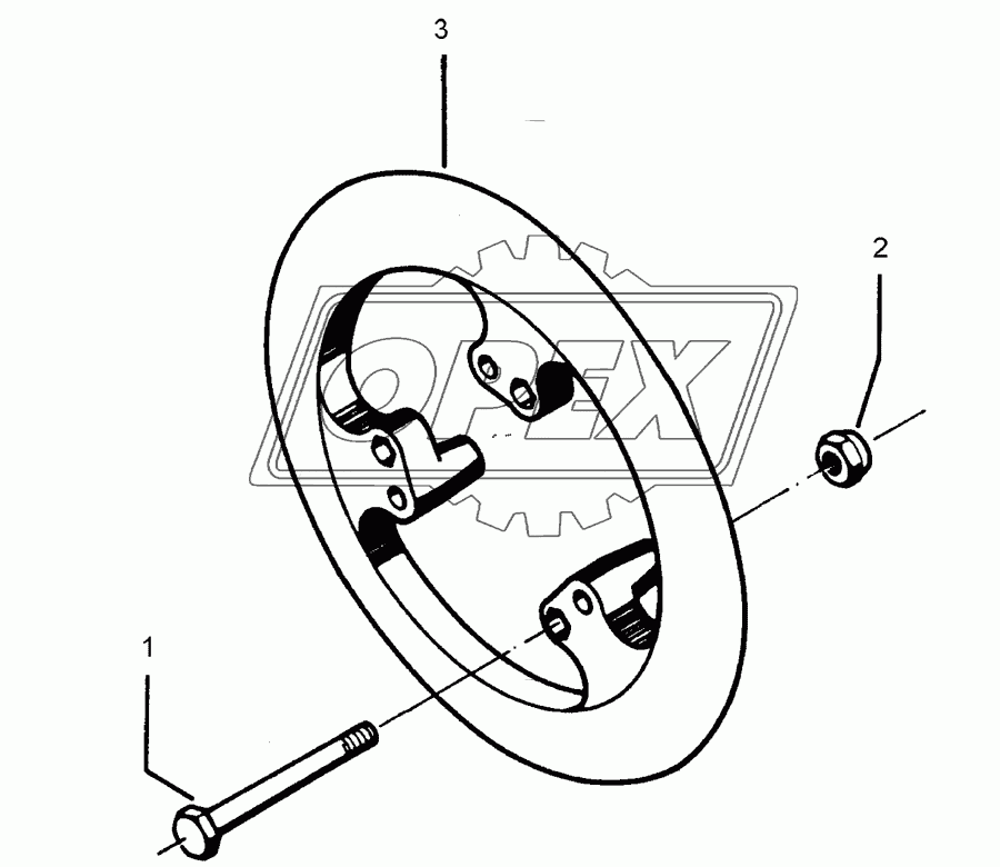 Packer wheel 700-45°-A/GGG