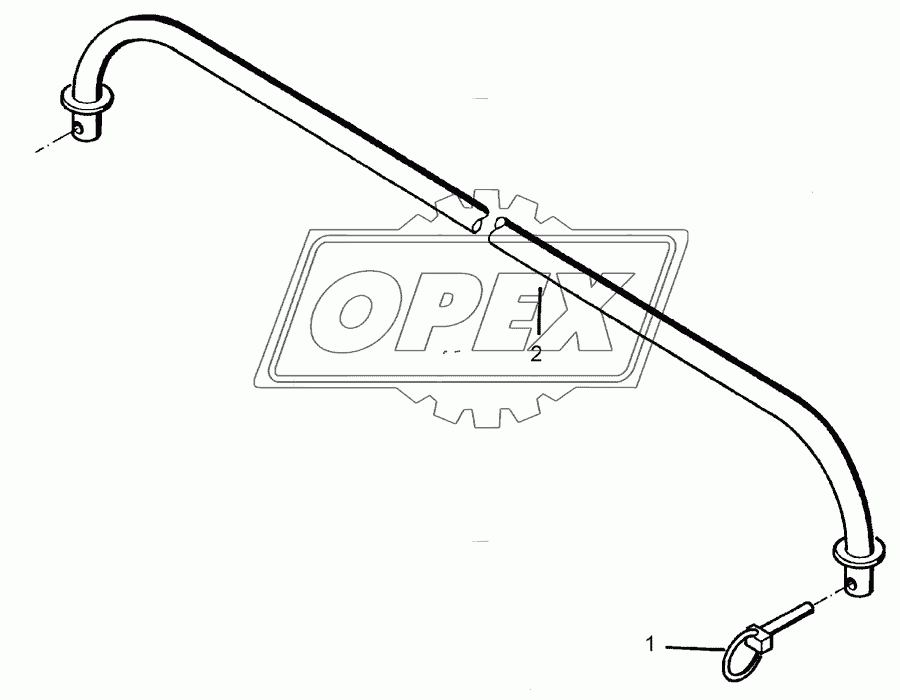 Connecting rod 110 WEP/90 1320mm