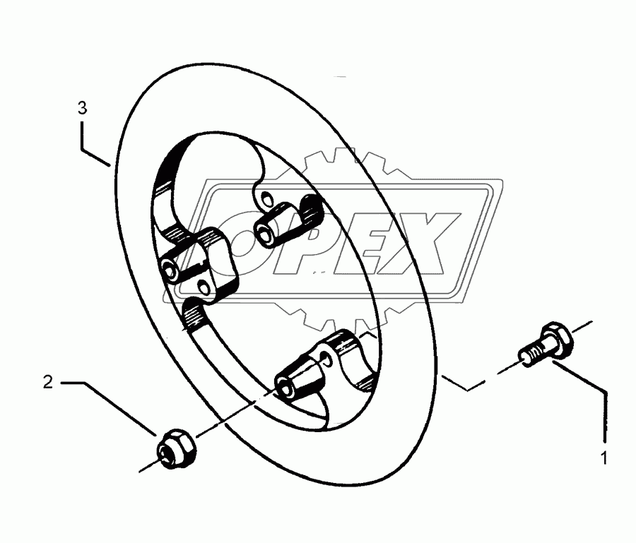 Packer wheel 700-45°-I 1