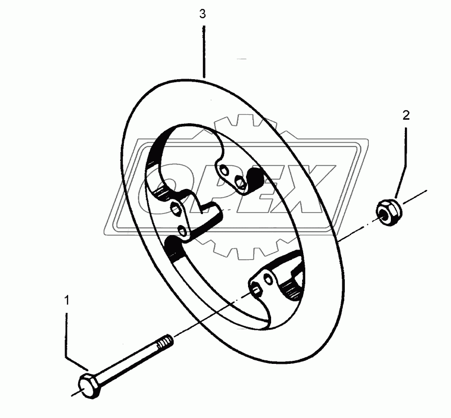 Packer wheel 700-45°-A