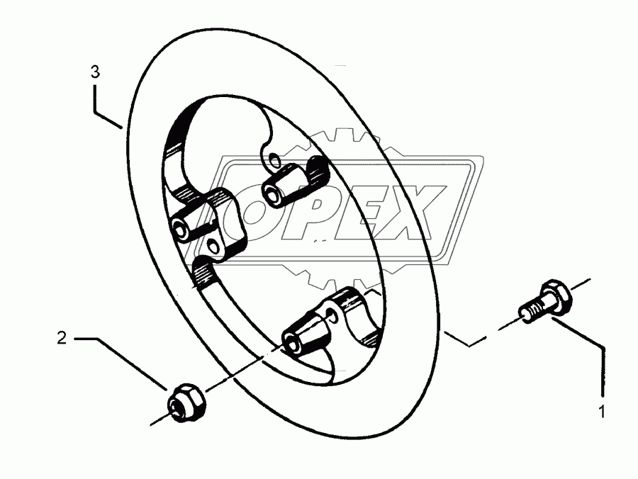 Packer wheel 700-30°-I 1