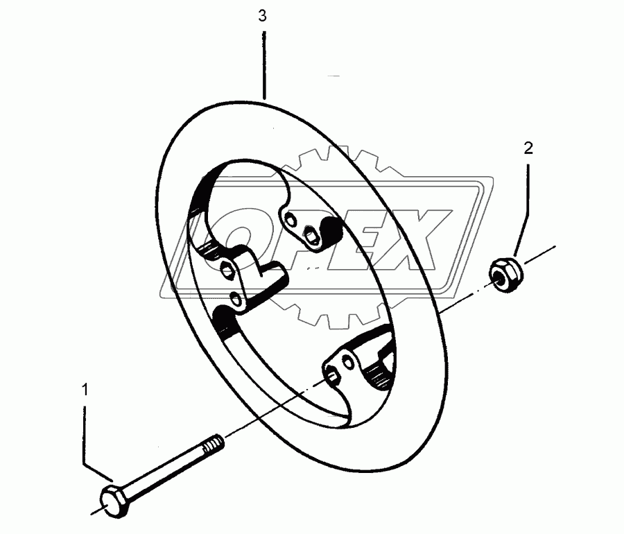 Packer wheel 700-45°-A/GGG