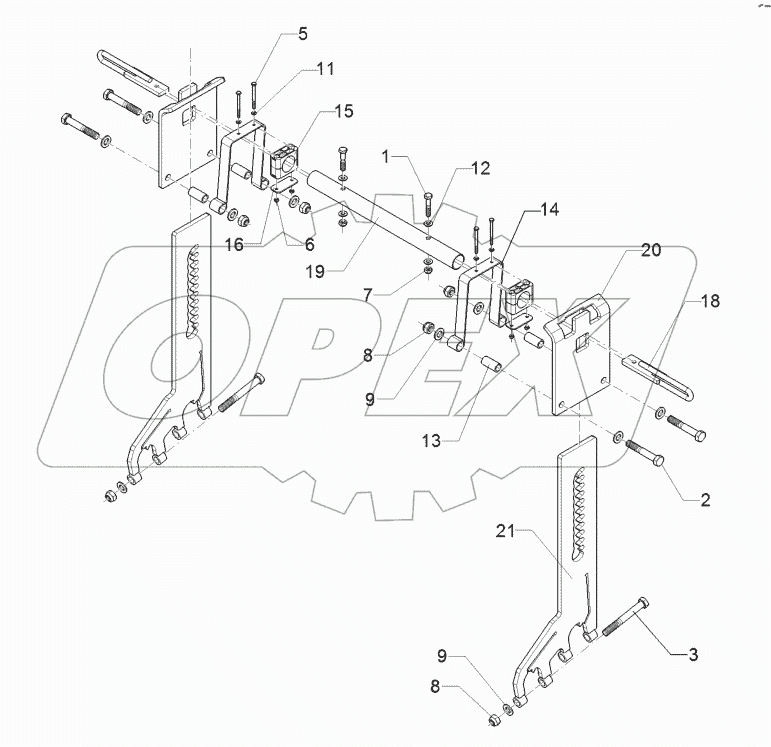 62210275 Harrow adjustment