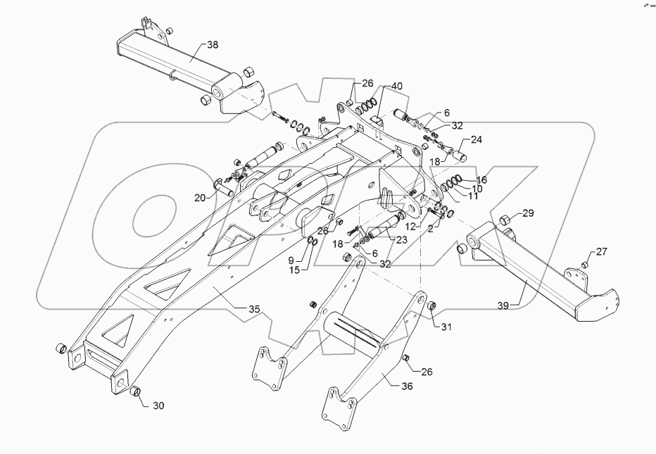 61210235 Outrigger/trailer