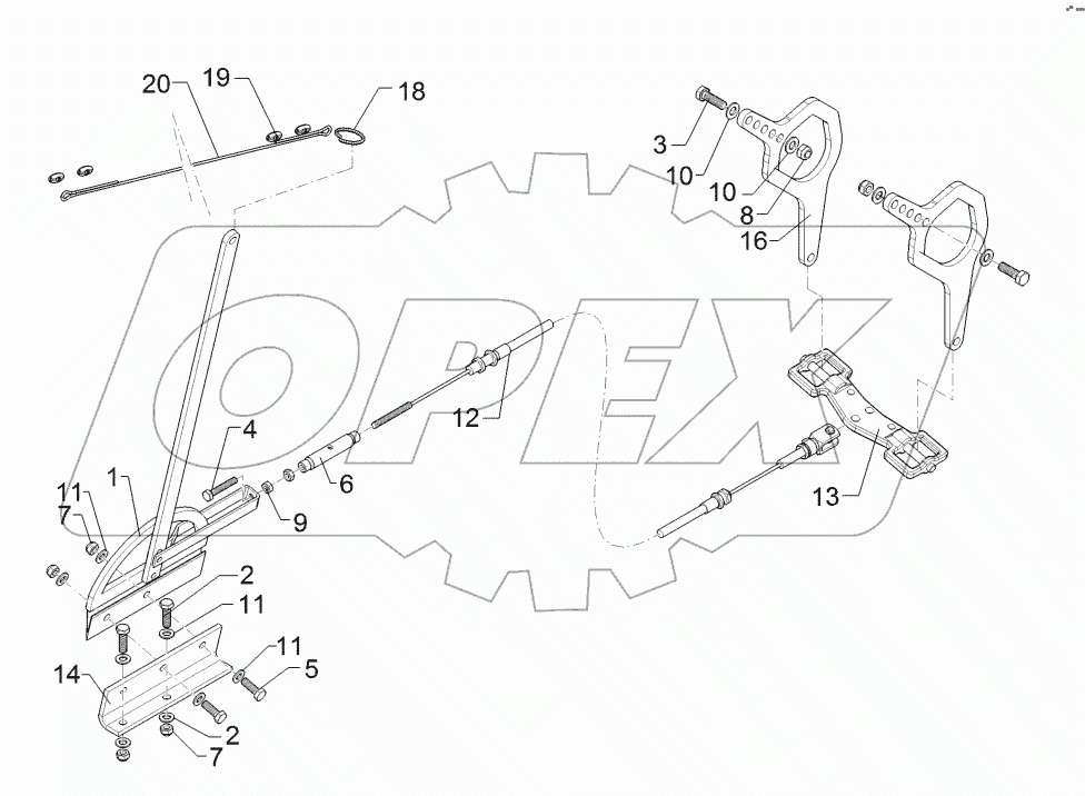 65010028 Parking brake