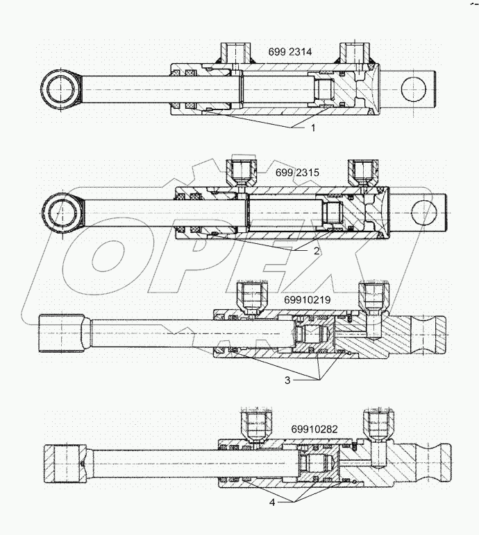 5752336 Hydraulic ram