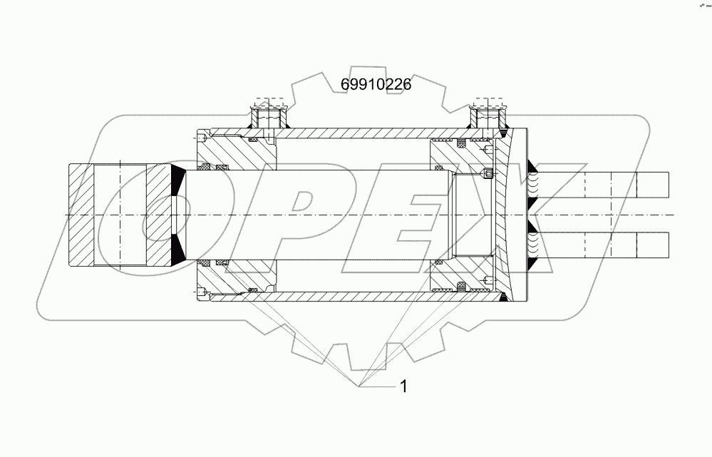 57510289 Hydraulic ram
