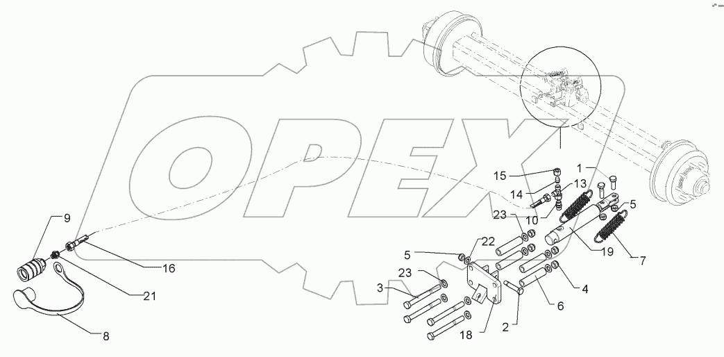 67510306 HY-brake assembly