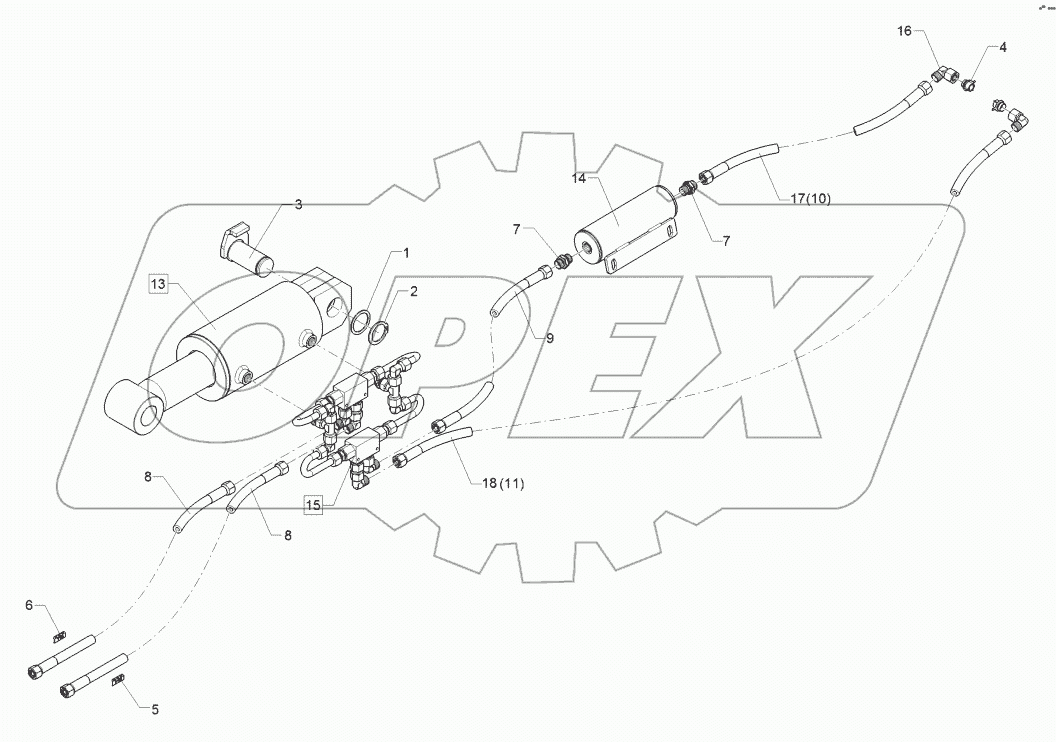 67510667 HY-assembly pole