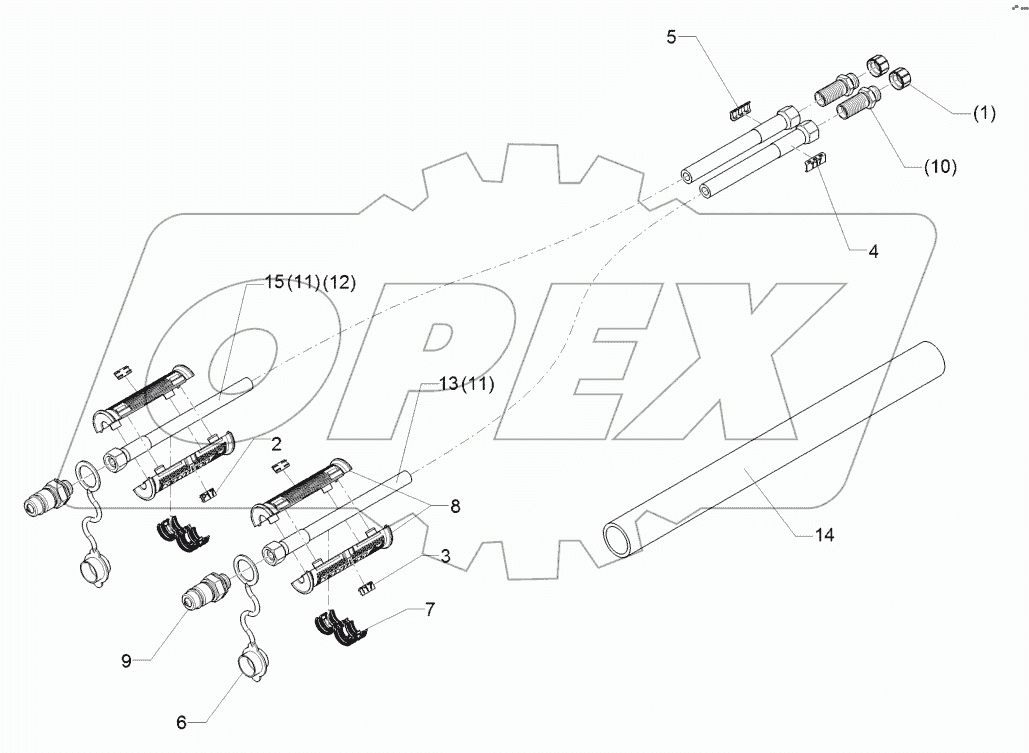 67510685 HY-pipe assembly