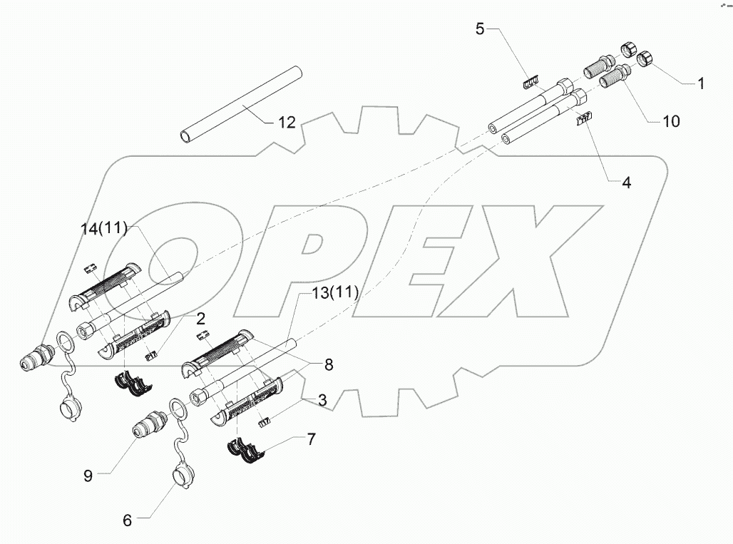 67510687 HY-pipe assembly