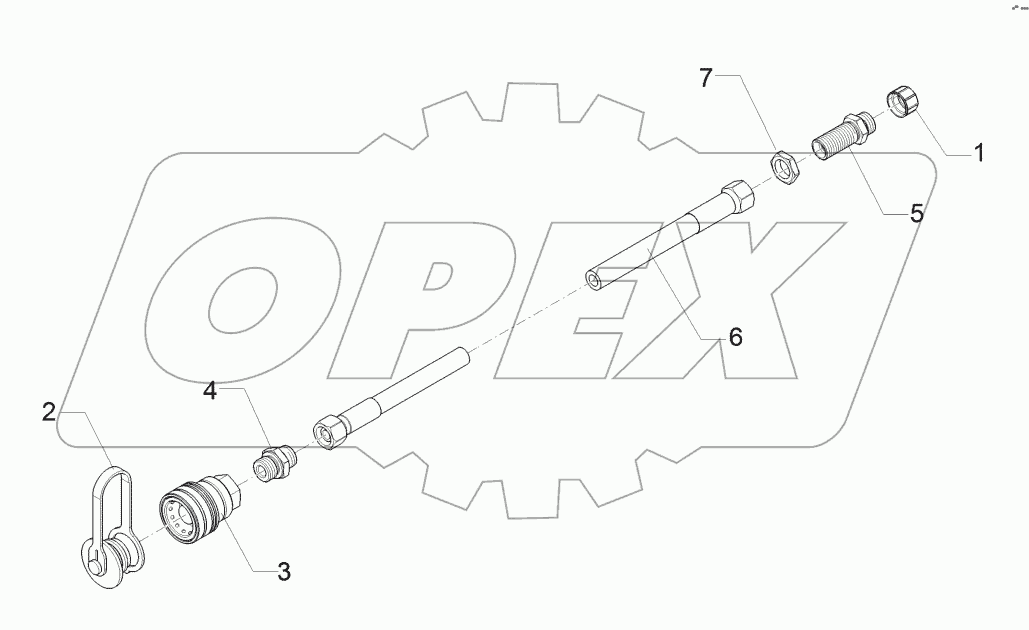 67510690 Hydraulic Supply Pipes