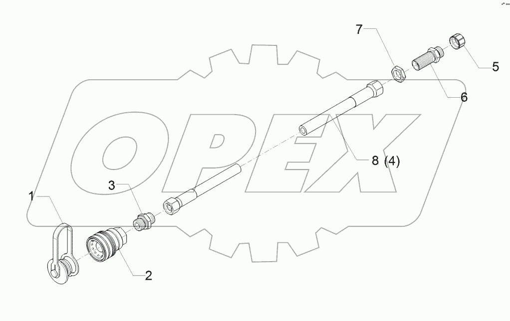 67510691 Hydraulic Supply Pipes
