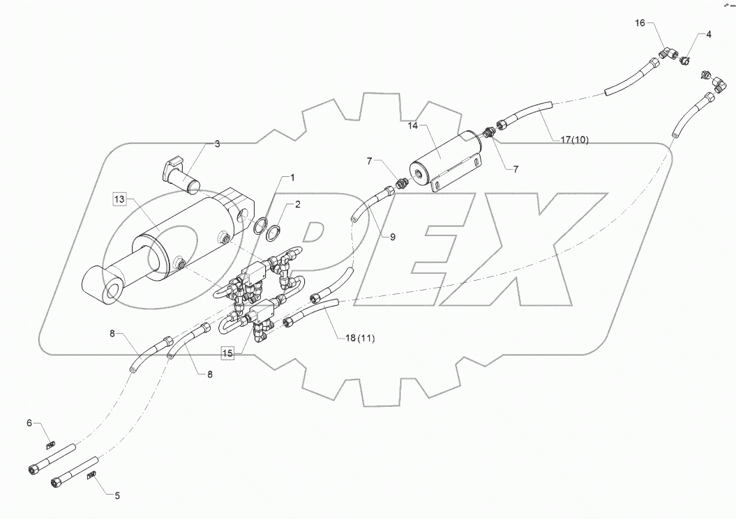 67510745 HY-assembly pole