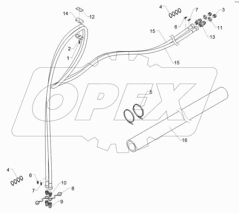 67510945 HY supply pipe trailer