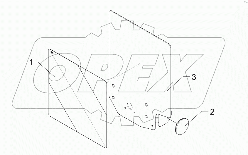 57010015 Warning board