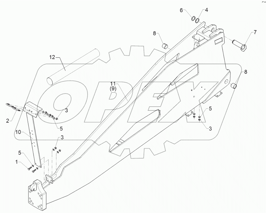 64010069 Drawbar