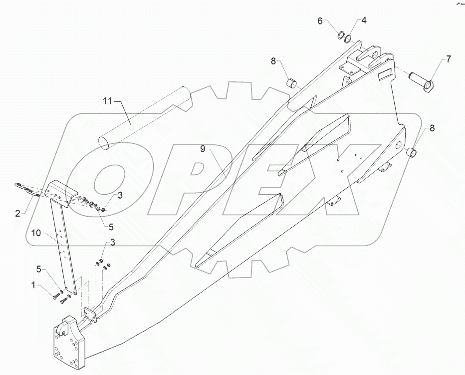 64010070 Drawbar