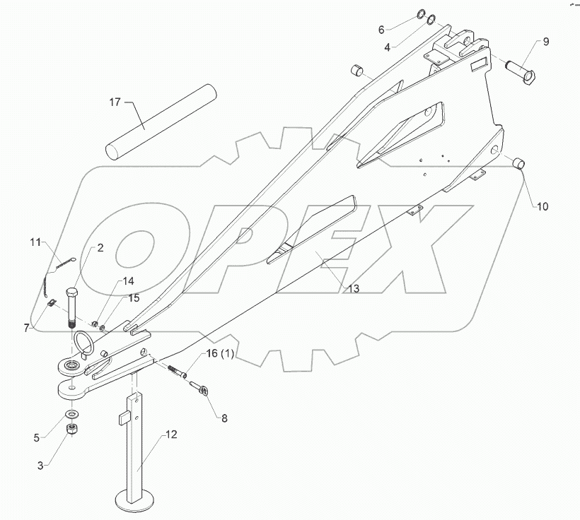 64010085 Drawbar