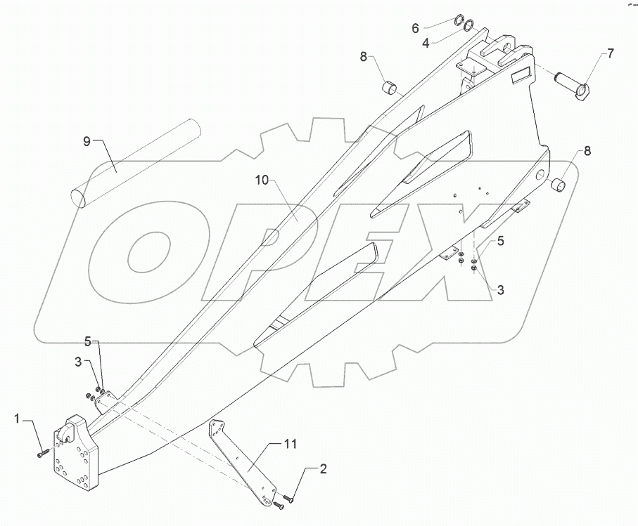64010111 Drawbar