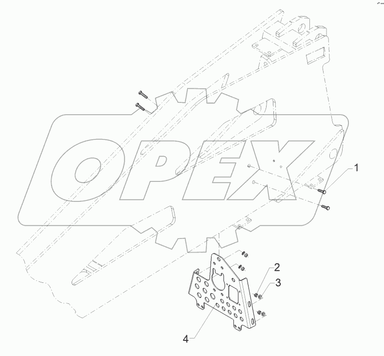 67510692 Connecting plate