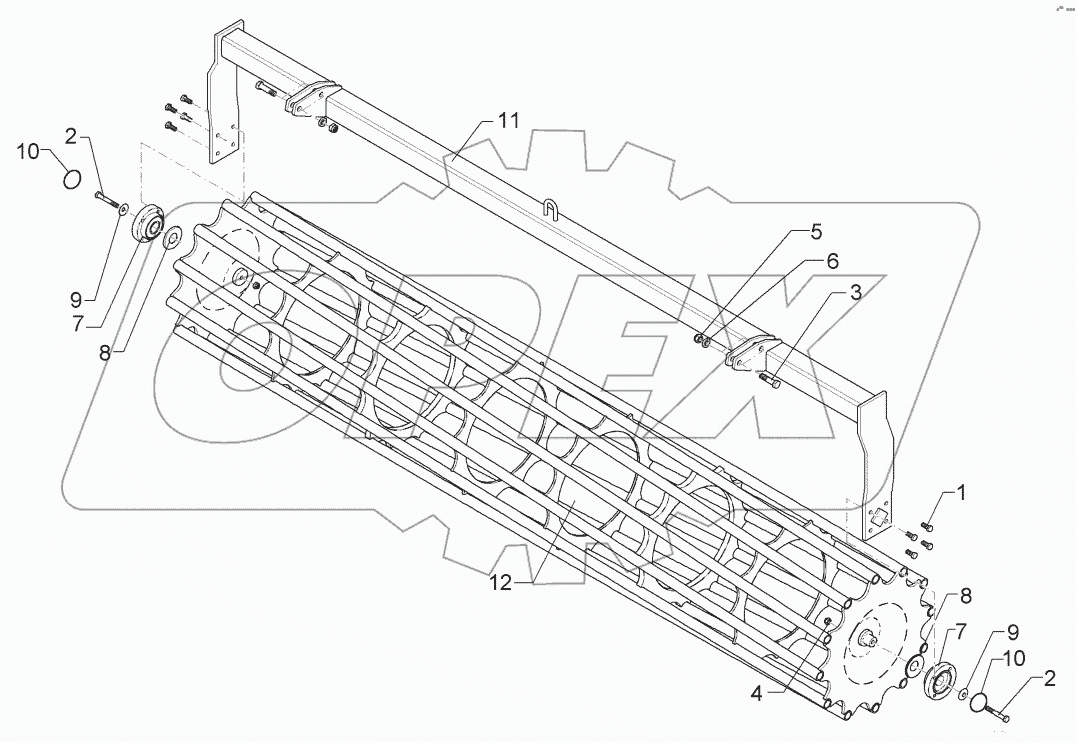 6227273 Tube bar roller