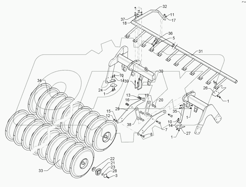6227591 Packer double roller