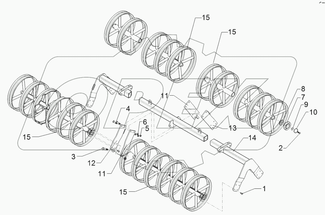 62210374 Double profile ring roller