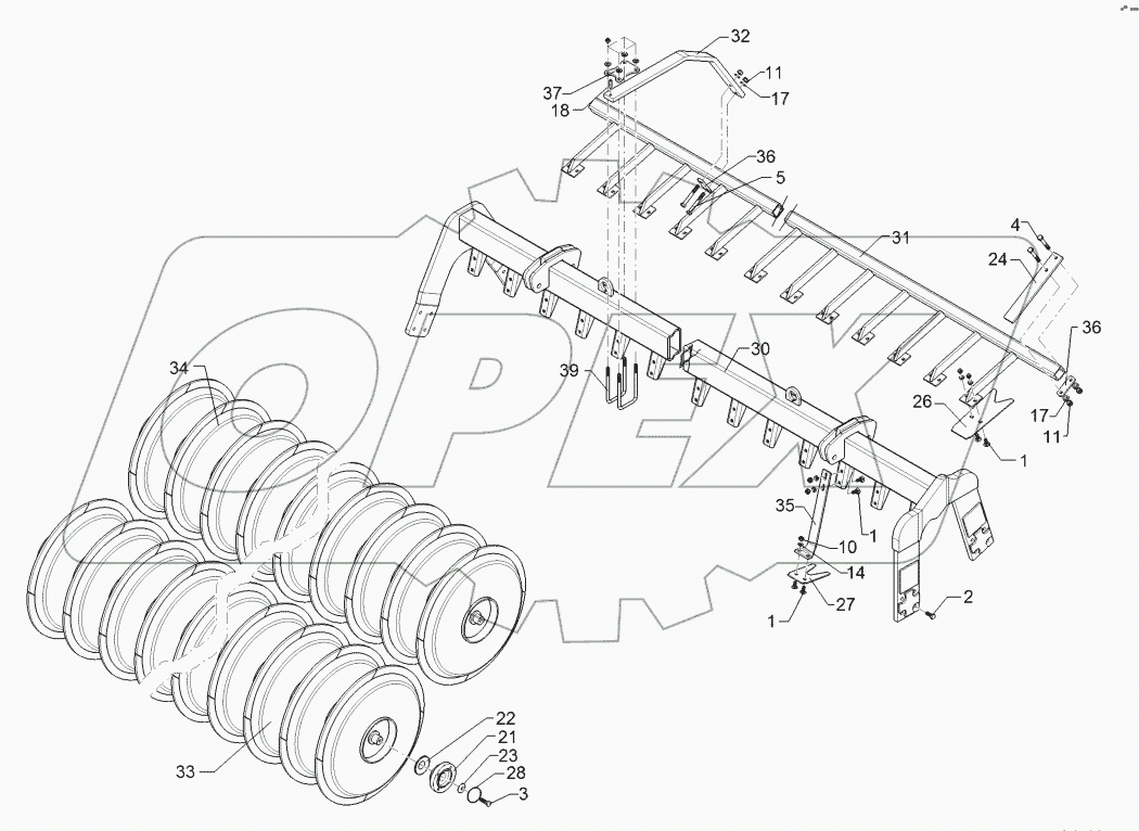 62210384 Packer double roller