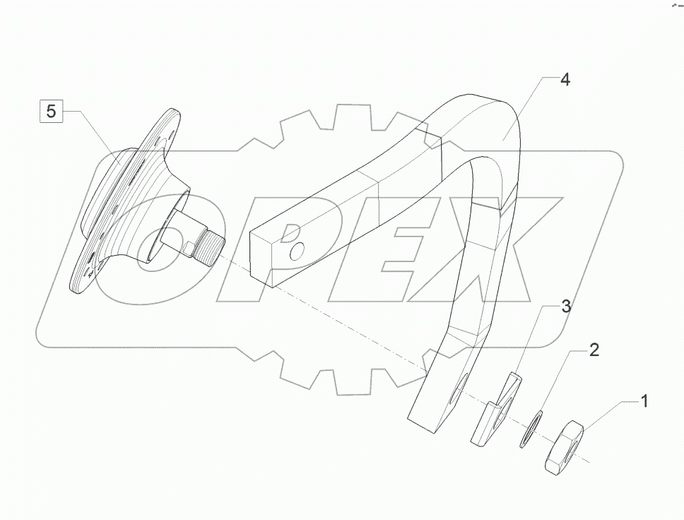 61210216 Stalk with bearing