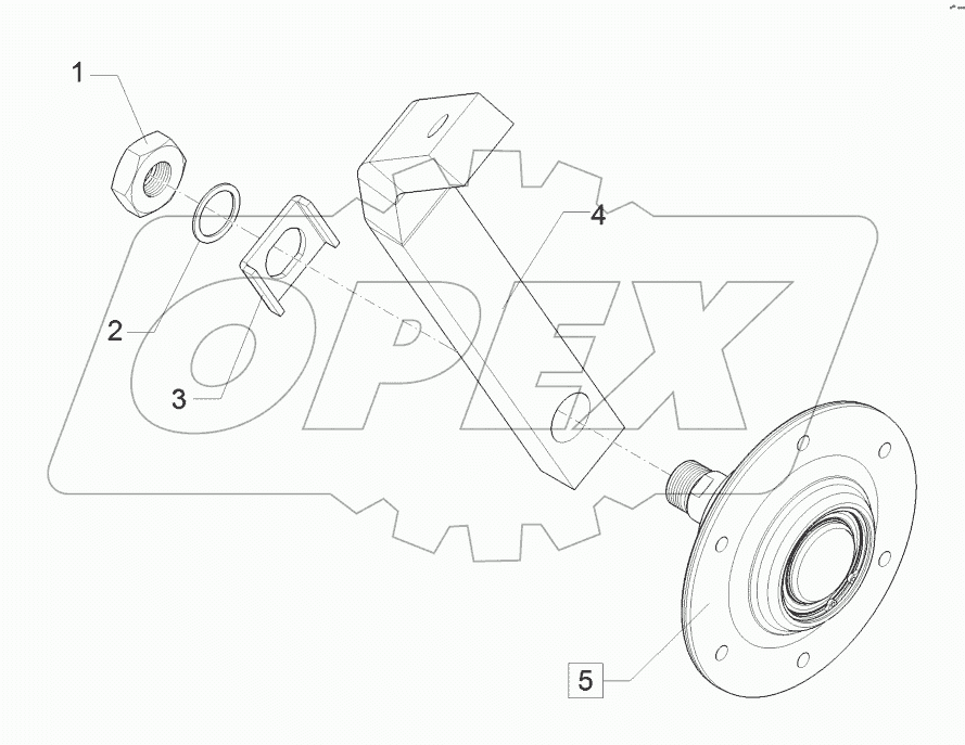 61210218 Stalk with bearing