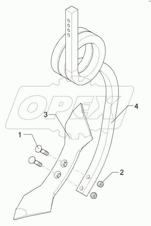 55710002 Spiral tine