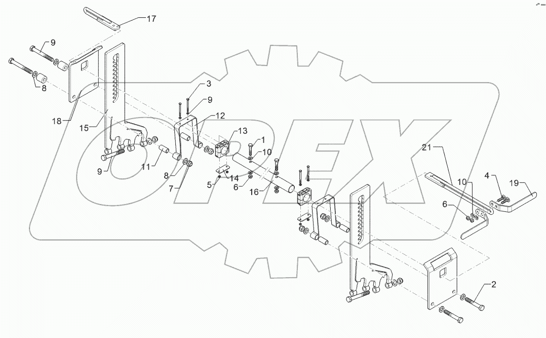 62210455 Harrow adjustment