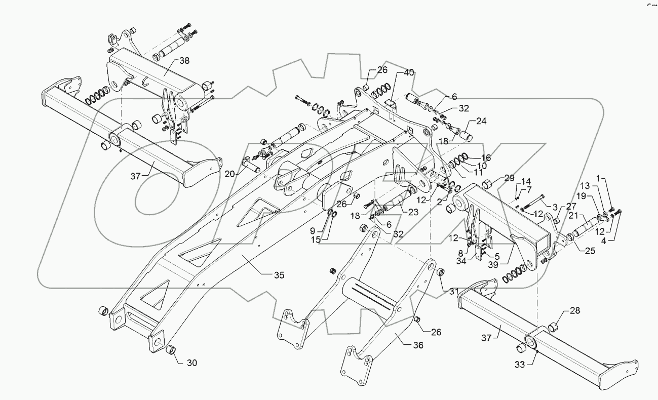61210236 Outrigger/trailer