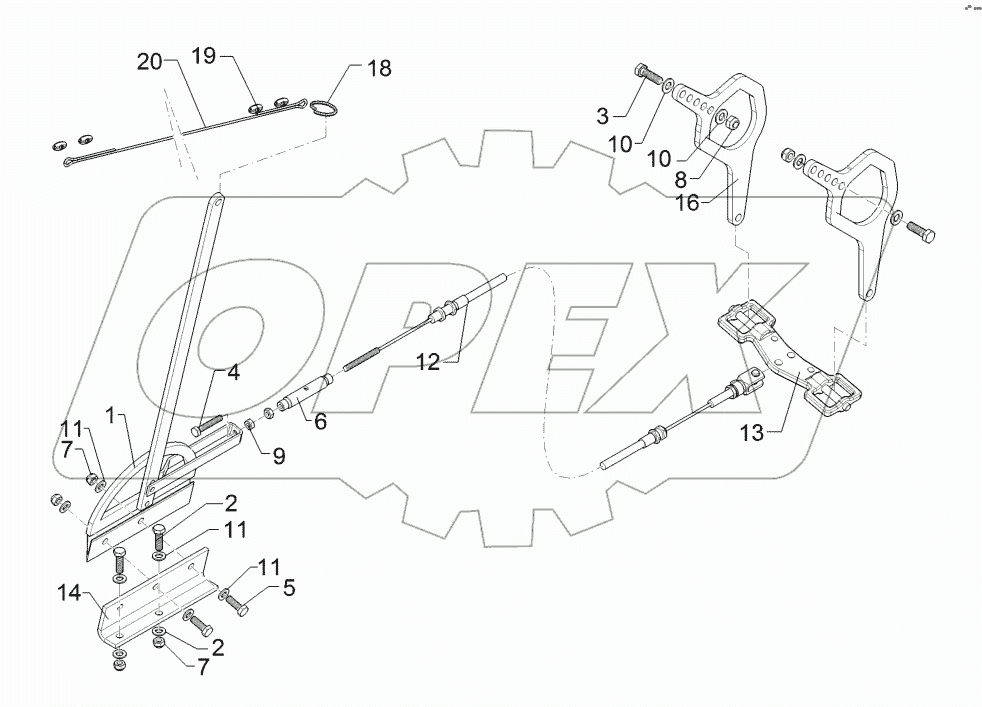 65010028 Parking brake