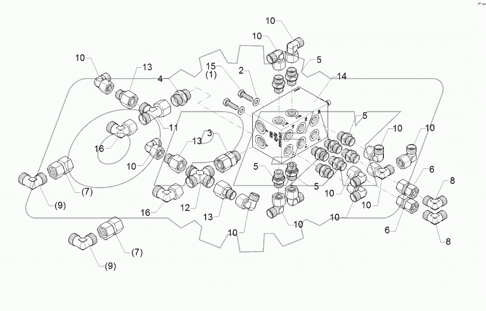 57510513 Hydraulic assembly